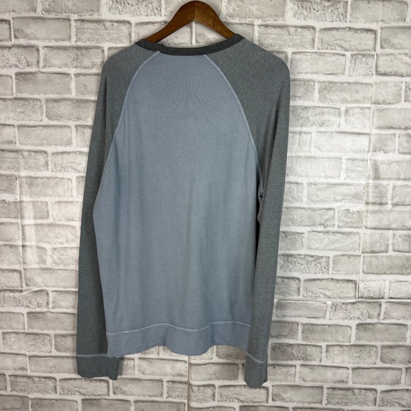 James Perse Loopback Supima Cotton Jersey Knit Crewneck Sweatshirt Men 3 / LARGE - Picture 5 of 10